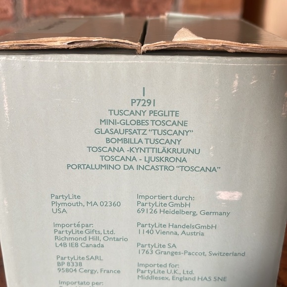 PartyLite Etched Tuscany Peglite - Picture 6 of 6